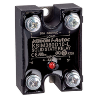 i-Autoc Kudom KSIM380D10-L Pnl Mnt SSR 4-32VDC 48-440VAC 10A Load. ..