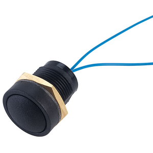 ITW 49-59111 Black Round IP67 Mom Switch 500mm Leads