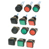 ITW 49-59113 Green Round IP67 Mom Switch 500mm Leads