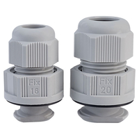 Jacob K341-1020-00 kWik Fix Cable Gland,  M20 Light Grey RAL 7035