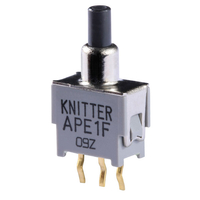 Knitter Switch APE 1F 50mA Momentary Pushbutton,  SPST,  48V DC/AC -...
