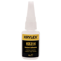 KRYLEX® KB314 Instant Adhesive - Surface Insensitive - Medium Visc...