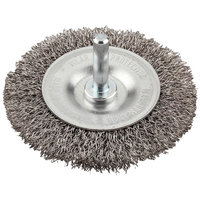 KWB 607430 HSS Crimped Wheel Brush 100mm Coarse