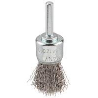 KWB 608030 HSS Crimped Corner End Brush 25mm Coarse