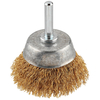 KWB 609110 Crimped Brass Wire Cup Brush 50mm Fine