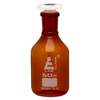 LabGlass Amber Reagent Bottle Narrow Mouth,  Polypropylene Stopper. ..