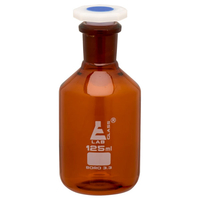 LabGlass Amber Reagent Bottle Narrow Mouth,  Polypropylene Stopper. ..