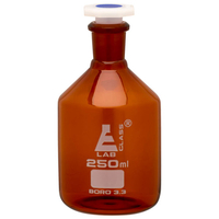 LabGlass Amber Reagent Bottle Narrow Mouth,  Polypropylene Stopper. ..