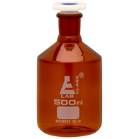 LabGlass Amber Reagent Bottle Narrow Mouth,  Polypropylene Stopper. ..