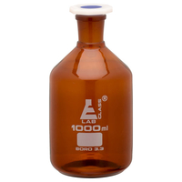 LabGlass Amber Reagent Bottle Narrow Mouth,  Polypropylene Stopper. ..