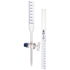 LabGlass Burettes Glass Key Single Bore 100ml Class-A White Graduation