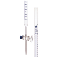 LabGlass Burettes Glass Key Single Bore 10ml Class-A White Graduation