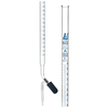 LabGlass Burettes PTFE Rotaflow Stopcock 50ml Class A White Graduation