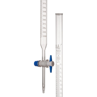 LabGlass Burettes with Straight Bore PTFE Key Stopcock 100ml Class 