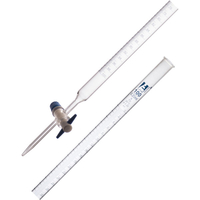 LabGlass Burettes with Straight Bore PTFE Key Stopcock 100ml Class 