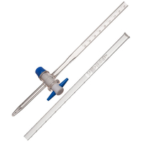 LabGlass Burettes with Straight Bore PTFE Key Stopcock 10ml Class 