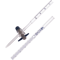LabGlass Burettes with Straight Bore PTFE Key Stopcock 10ml Class 