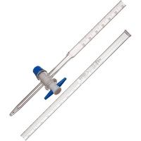 LabGlass Burettes with Straight Bore PTFE Key Stopcock 25ml Class 