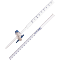 LabGlass Burettes with Straight Bore PTFE Key Stopcock 25ml Class 