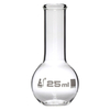 LabGlass Flat Bottom Boiling Flask Narrow Neck with Beaded Rim 25m...