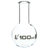 LabGlass Flat Bottom Boiling Flask Narrow Neck with Beaded Rim 50m...