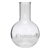 LabGlass Flat Bottom Boiling Flask Wide Neck with Beaded Rim 1000m...