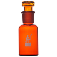 LabGlass Reagent Bottle Amber Wide Mouth,  Interchangeable Stopper. ..