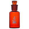 LabGlass Reagent Bottle Amber Wide Mouth,  Interchangeable Stopper. ..