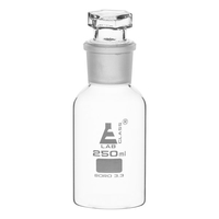 LabGlass Reagent Bottle Wide Mouth,  Interchangeable Stopper 250ml, ...