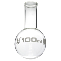 LabGlass Round Bottom Boiling Flask 100ml Narrow Neck Pack of 12