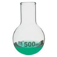 LabGlass Round Bottom Boiling Flask 500ml Wide Neck Pack of 6