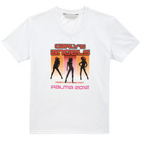 Ladies V Neck T-Shirt 100% Polyester - 12-14