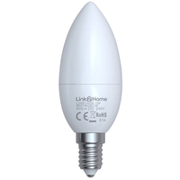 Link2Home L2HE145W Wi-Fi LED SES (E14) Opal Candle Dim Bulb,  White...