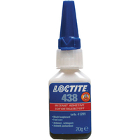 Loctite 871819 438 Black Toughened Instant Adhesive 20g