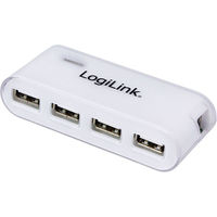 LogiLink® USB 2.0 Hub 4-Port With Power Supply White