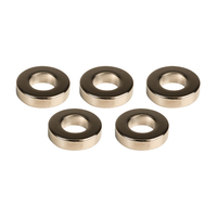 MagDev RGNI01093/N Neodymium Iron Boron 20x10mm N35H Ring Magnet P...