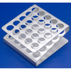 Medline Z-type Test Tube Rack 5x5 Holes- Aluminium