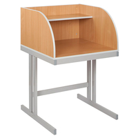 Monarch Study Carrel with Cantilever Legs