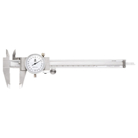 Moore & Wright MW141-15I Dial Caliper White Face 0-6in