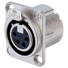 Neutrik 4 Pole NC4FD-LX Panel Socket