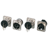 Neutrik NC3MDM3-H Horizontal PCB Mount XLR Plug