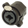 Neutrik NCJ9FI-H Female XLR/Stereo Jack Hybrid Chassis Connector