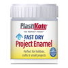 PlastiKote 440.0000035.067 Fast Dry Enamel Paint B35 Bottle Chrome...