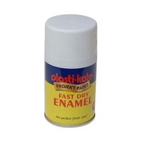 PlastiKote 440.0001021.046 102-SF Fast Dry Enamel Aerosol Flat Whi...