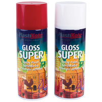 PlastiKote 440.0011109.076 1109 Super Spray Paint Gloss White 400ml