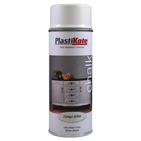 PlastiKote 440.0027100.076 Chalk Finish Spray Vintage White 400ml