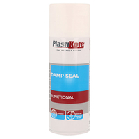 PlastiKote 440.0071020.076 Trade Damp Seal Spray Paint White 400ml
