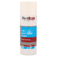 PlastiKote 440.0071022.076 Trade 4-in-1 Rust Stop Spray Paint Whit...