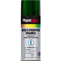 PlastiKote 60106 Multi-purpose Enamel Spray Paint 400ml - Gloss Green