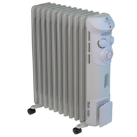 Prem-i-air EH1369 2.5kW 11 Fin Oil Filled Radiator With Thermostat...